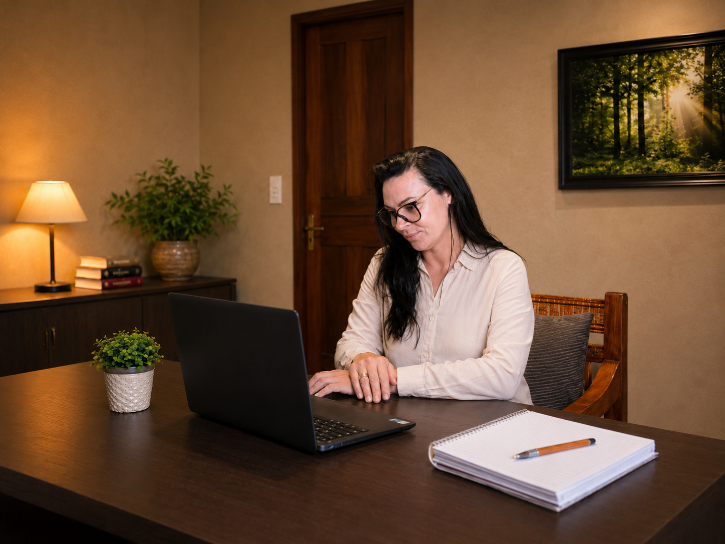 Maria Célia em atendimento online